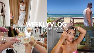 WEEKLY VLOG | come shopping with me, product launch, beach day, lunch with the girls + more!