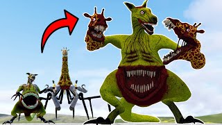 ALL NEW ZOOCHOSIS KANGAROO GIRAFFE MONSTER In Garry's Mod #zoochosis #gmodmonster #zoo