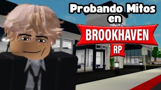 ¡PROBANDO MITOS en BROOKHAVEN 🏡RP! ll Santz