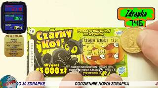 Zdrapka # 746 Czarny kot