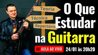 O Que Estudar na Guitarra? - Mentoria ao Vivo - Vilmar Gusberti