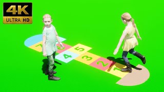 009 - Green Screen | Chroma Key | Character Group | 4K