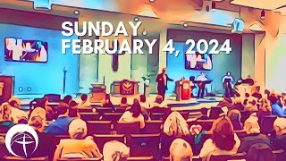 February 4, 2024 – 10:45 am Contemporary Worship - St. Paul Lutheran Church PTC