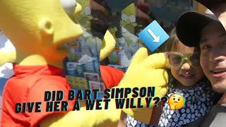 THE SIMPSONS & Springfield IRL at UNIVERSAL STUDIOS HOLLYWOOD, California