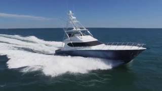 2017 Hatteras GT70  Gear Jammer