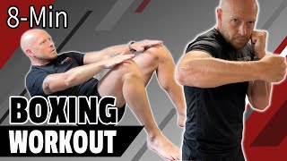 8 Min At Home Core Boxing Abs Workout | Follow Along