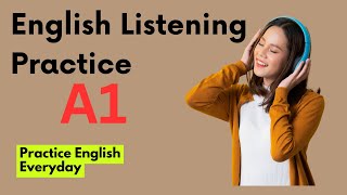 🎧A1 English Listening Practice: Speak English as a Native Speaker