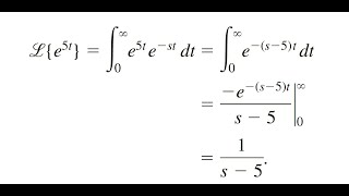 Introduction to Laplace Transformation L{exponential function} and L{sin2t}