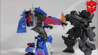 ALGUNA VEZ FUIMOS HERMANOS - OPTIMUS PRIME VS MEGATRON / TRANSFORMERS THE LAST KNIGHT / STOP-MOTION