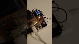 Portable dust detector for PM10 & PM2.5 : Arduino uno + particle sensor + OLED + portable battery