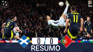 Escocia vs Portugal | 0-0 | Resumo | Liga das Nações 2024-25