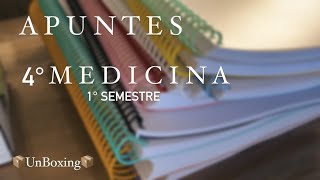 Unboxing de los APUNTES de mis Asignaturas para empezar 4º Medicina