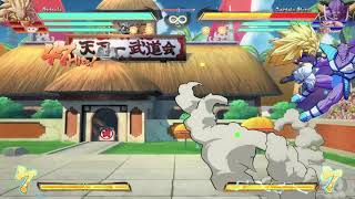 DBFZ Season 4 Gotenks swing kick + ghost attack ft Videl c-assist 102 hits