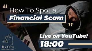 How to spot a financial scam