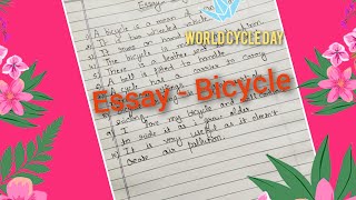 Essay on bicycle # 10 lines on bicycle# World Bicycle Day