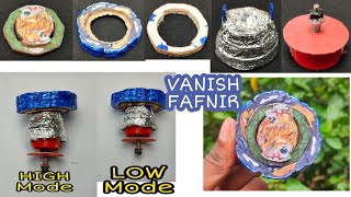 How to make 🔥  Vanish Fafnir 🔥 Beyblade with Cardboard  Homemade| Beyblade Burst DB DYNAMITE BATTLE