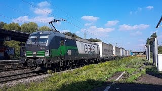 Ecco-Vectron mit Ekol-Zug durch Obertürkheim