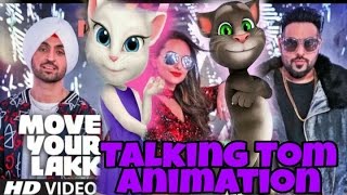 Move Your Lakk in Talking tom video Latest Badhsa,Daljit, sonakshi,bb ki vine,carry minati,harshvine