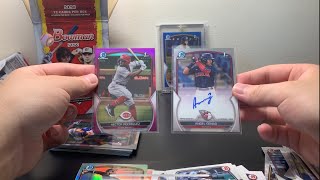 AUTO AND #’d HIT! 2023 Bowman Blaster Box Opening #2!