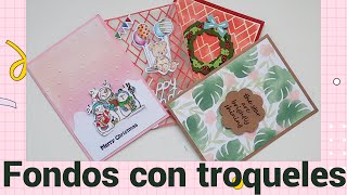 ▶️FONDOS  PARA TARJETAS con TROQUELES