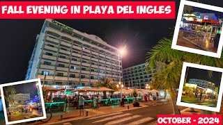 Gran Canaria🌴FALL EVENING IN PLAYA DEL INGLES - OCTOBER - 2024