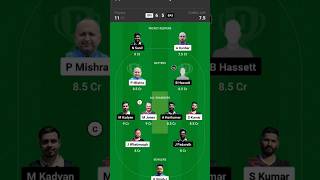 SFS vs BAS match dream11 team production। SFS vs BAS match dream 11 team।#shorts #ytshots #dream11