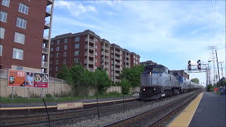 Amtrak 517 Leading thru Morton Grove!