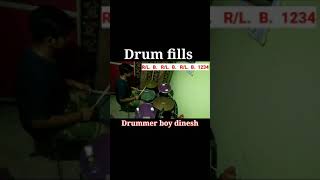 amazing - rock drum fills for beginners |beginner drum lesson |drum kaise bajaye