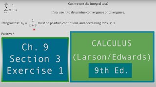 Calculus, 9th Edition (Larson/Edwards), Chapter 9, Section 3, Exercise 1 Solution