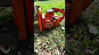 Oleomac 240 #shorts #foryou #viralvideo #chainsaw #diy #oleomac #gardening #vintage