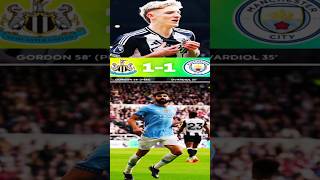 Newcastle vs Man City (1-1) Highlights #shorts #football #premierleague