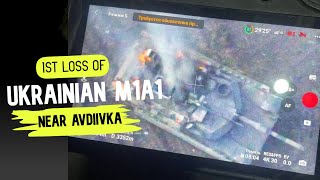 First Documented Ukrainian M1A1SA Combat Loss