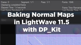 Baking Normal Maps in LightWave 11.5 with the Normal Cast Node from DP_Kit