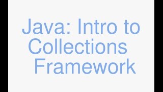 Java intro to Generics and Collections Framework using LinkedList