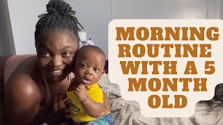 SPEND A MORNING WITH US | MORNING ROUTINE WITH A 5 MONTH OLD | SIMPLY CINN + LO