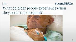 Creating therapeutic environments for older people in hospital