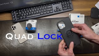 Quad Lock (IPhone 12 Pro Max) Unboxing and 1st Impressions