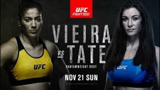 UFC Fight Night: Vieira vs Tate FULL card predictions