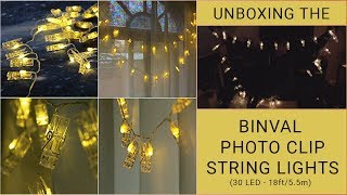 Unboxing: Binval Photo Clip String Lights