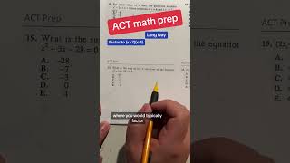 ACT Math practice question of the day 38