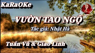 Karaoke Vườn Tao Ngộ  _ Giao Linh & Tuấn Vũ