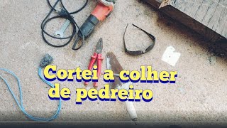 Como reaproveitar sua colher de pedreiro 😂😂  #pedreiro #inventor #viral #arquiteto #engenhariacivil