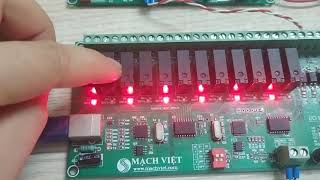 Test modbus 485 trên Mach3 với board mở rộng IO MẠCH VIỆT