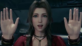 АЙРИС УЧИТ КЛАУДА ДАВАТЬ ПЯТЬ • FINAL FANTASY VII REMAKE • HIGH FIVE TUTORIAL — COURTESY BY AERITH