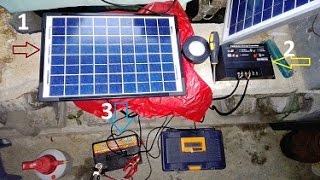 Simple and easy Solar Power set up 1  English