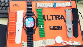 Y80 Apple Clone Ultra Watch 8 +1 Full Review  || Tech With Babor ||