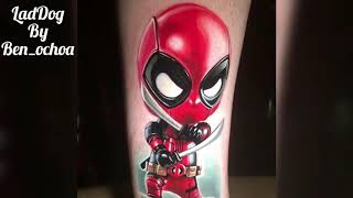 Amazing deadpool tattoo. | LadDog