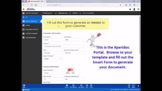 Creating an Invoice Template with the Xpertdoc (now Experlogix) Template Designer