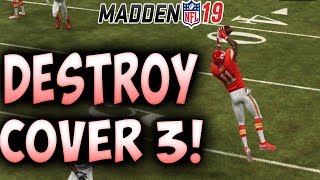 DOMINATE Cover 3 with this Madden 19 Passing Play!