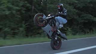 HONDA CBR 600 F4i WHEELIE FAIL